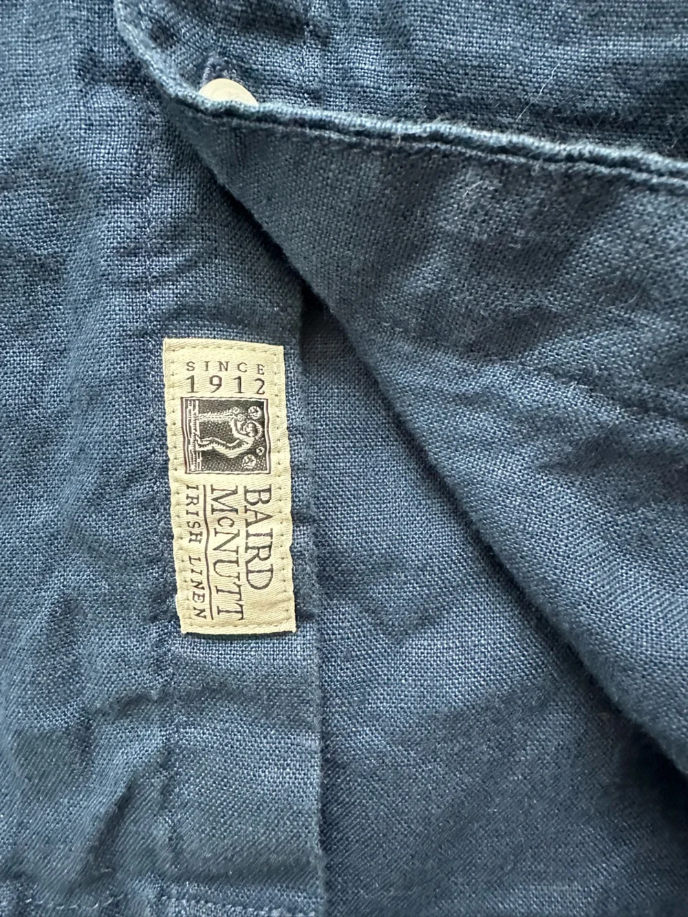 Jcrew Baird mcnutt linen shirt large men’s